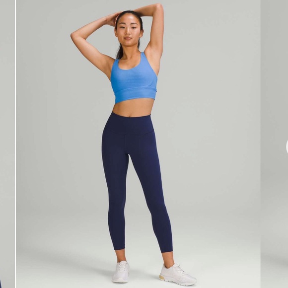 lululemon athletica Wunder Train High-Rise Tight 25" - Night Sea size 8 - Picture 2 of 11